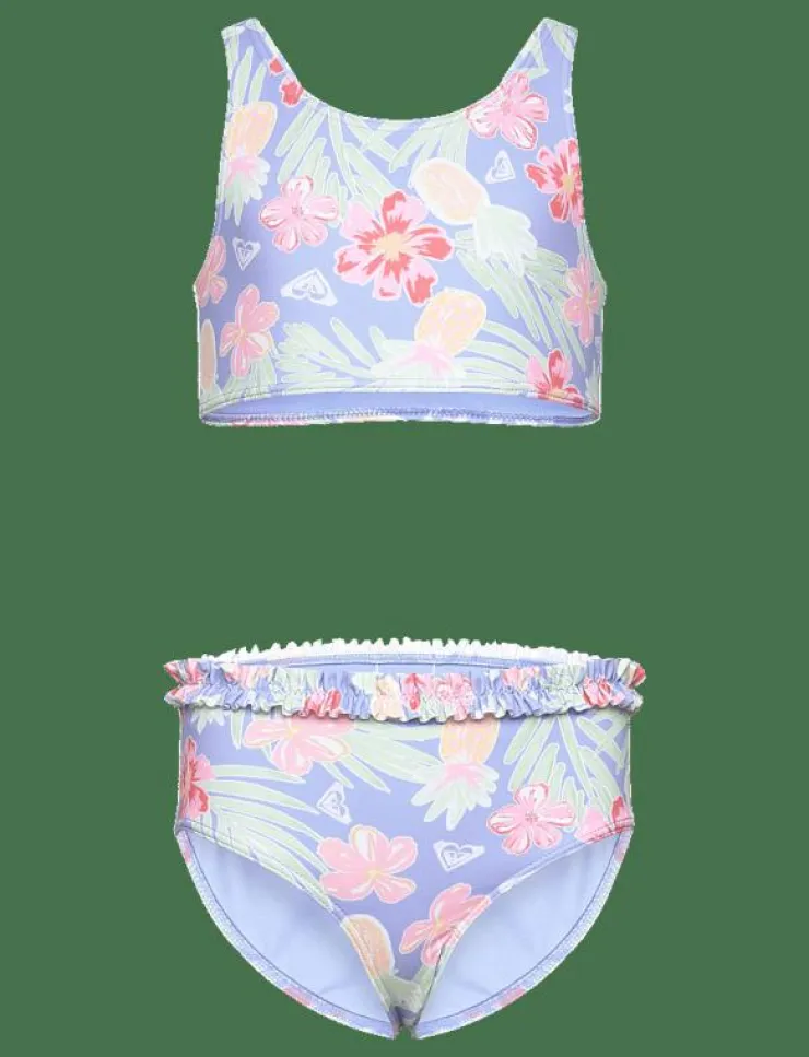 Barn Roxy Badkläder|TROPICAL STORY CROP TOP SET - Bikini