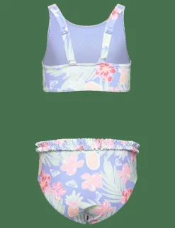 Barn Roxy Badkläder|TROPICAL STORY CROP TOP SET - Bikini