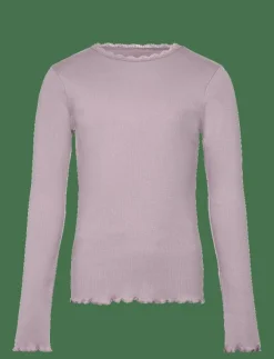 Barn Huttelihut Överdelar|T-Shirt LS Rib - Långärmade t-shirts