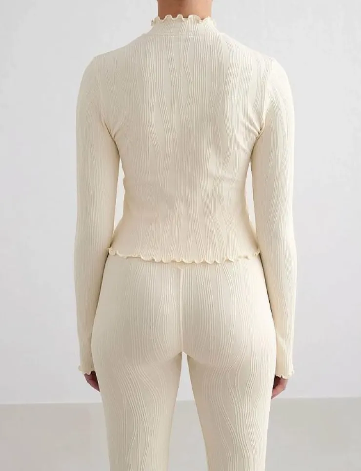Kvinnor aim´n Toppar & T-Shirts|Tulip Zip Jacket - Långärmade tröjor