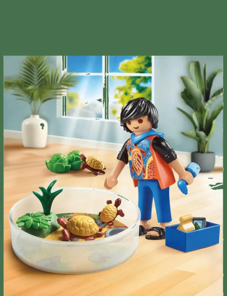 PLAYMOBIL Turtle Terrarium - Toys|Barn Playmobil Leksaker
