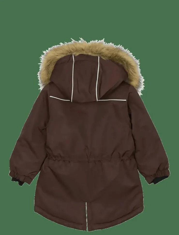 Barn mikk-line Jackor|Twill Nylon Girl Parca - Parkas