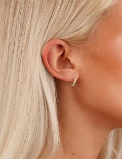 Kvinnor SNÖ of Sweden Smycken|Twist small ring ear - Onesize - Hoops