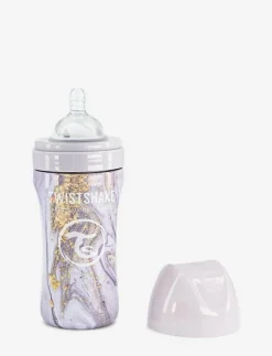 Twistshake Anti-Colic Stainless Steel 330ml Marble - Nappflaskor|Barn Mata