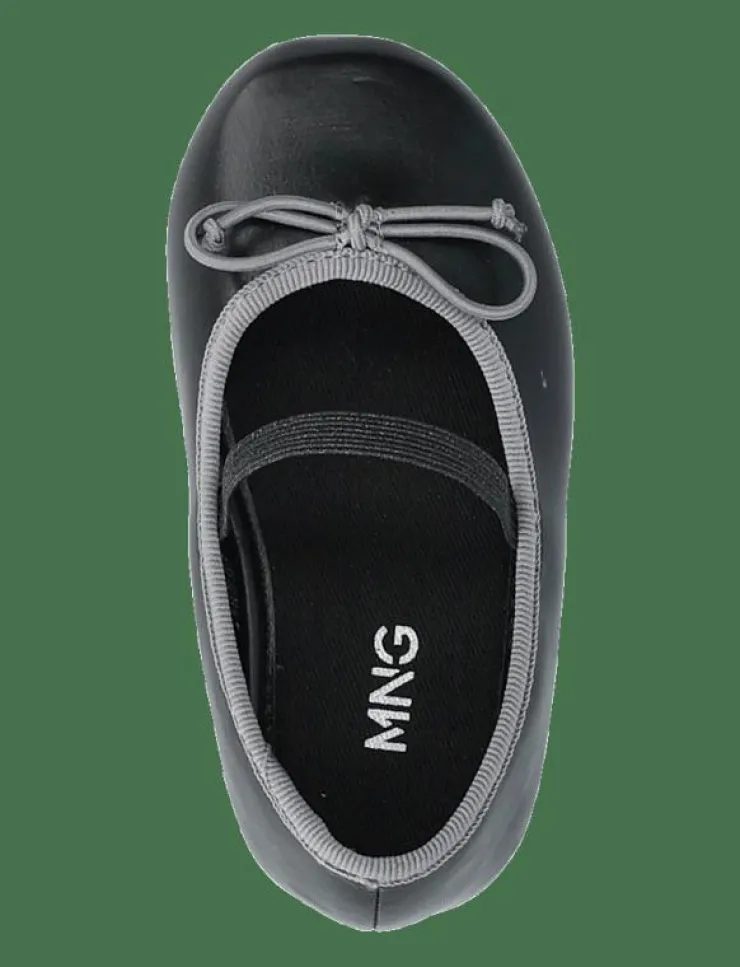 Barn Mango Ballerinaskor & Slip-Ons|Two-tone ballet flats with bow - Ballerinaskor & Slip-ons