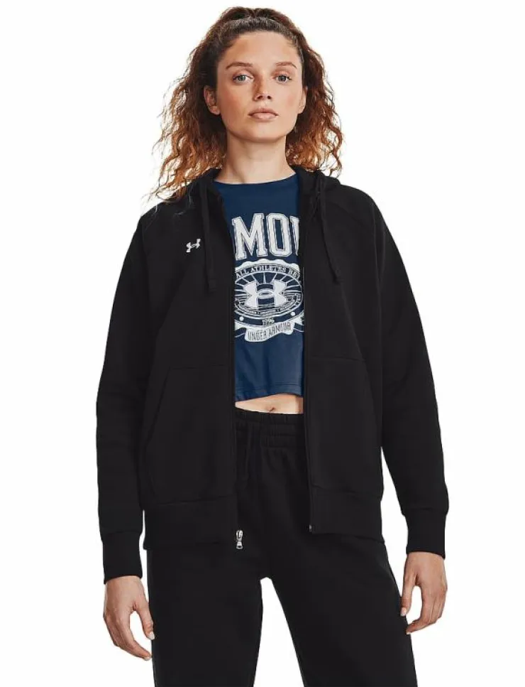 Kvinnor Under Armour Sweatshirts|UA Rival Fleece FZ Hoodie - Huvtröjor