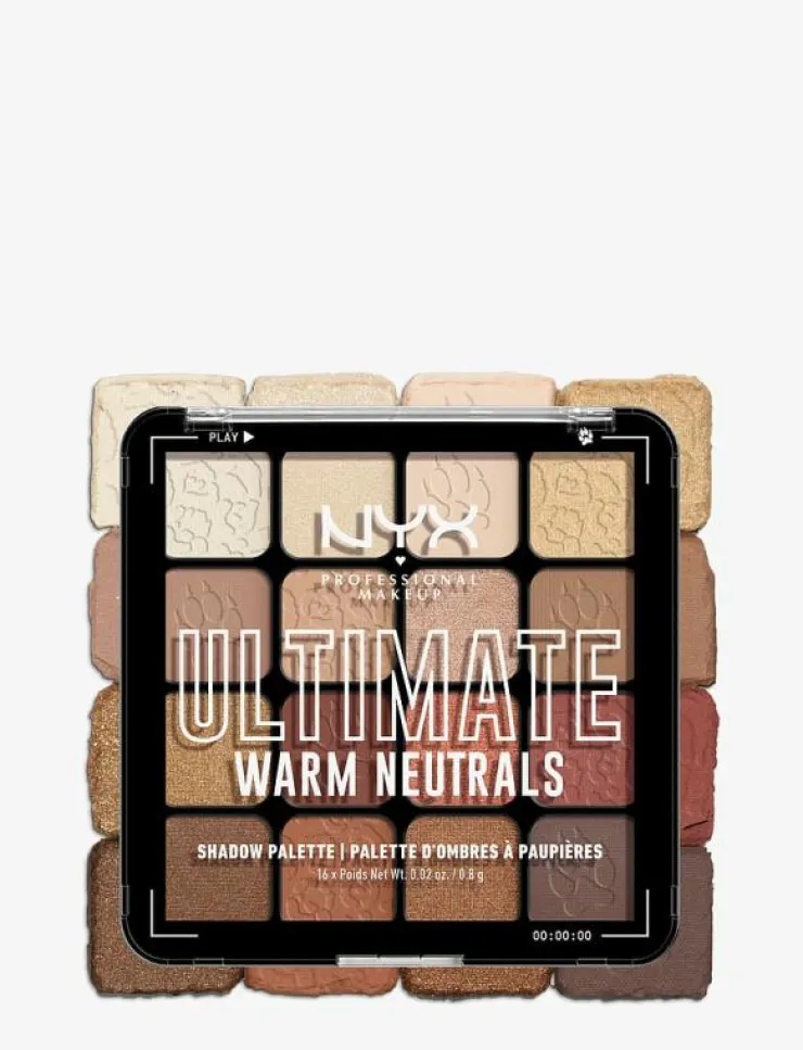 Kvinnor NYX Professional Makeup Smink|Ultimate Shadow Palette 16-Pan Warm Neutrals - Ögon