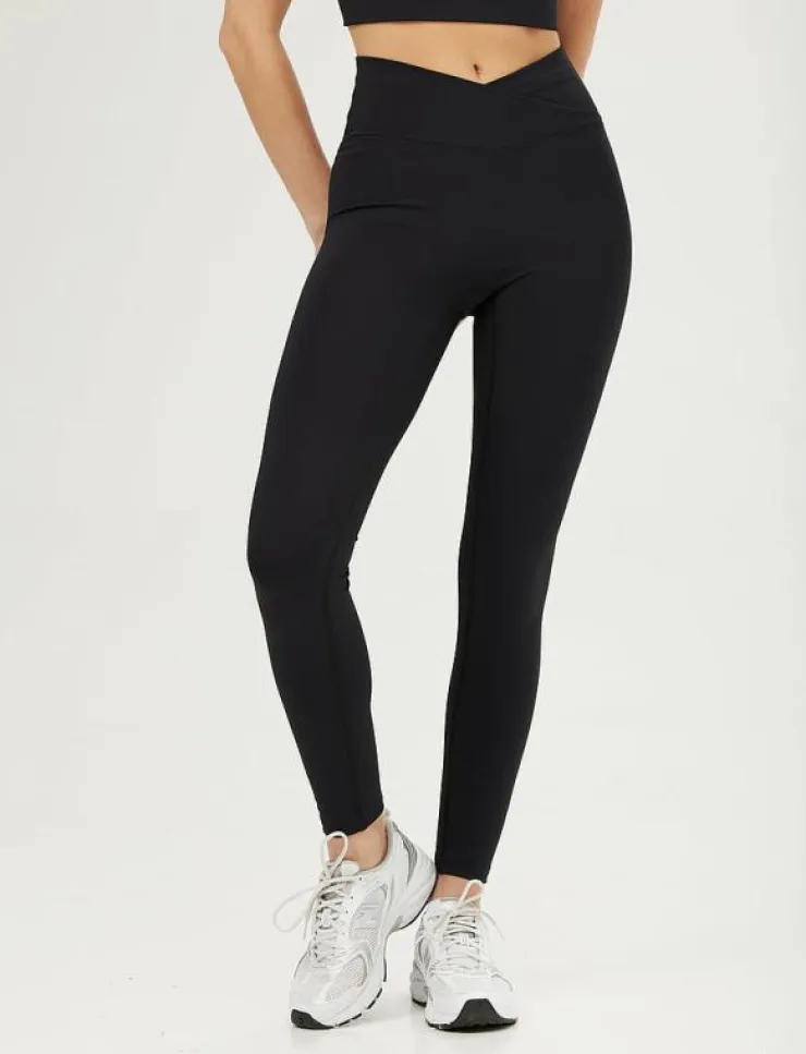 Kvinnor Drop of Mindfulness Tights|Leggings & Tights|ULTIMATE WRAP OVER TIGHTS - Träningstights