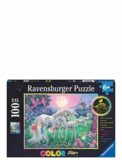 Ravensburger Unicorns In The Moonlight 100p - Klassiska pussel|Barn Pussel & Spel