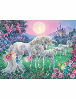 Ravensburger Unicorns In The Moonlight 100p - Klassiska pussel|Barn Pussel & Spel