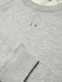Kvinnor Zadig & Voltaire Kläder|UPPER PMO WINGS STRASS - Sweatshirts