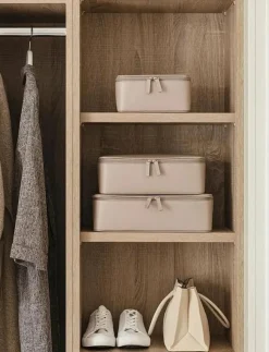 Kvinnor Organista Resetillbehör|Resväskor & Tillbehör|Vegan Leather Packing Cube Set - Resetillbehör