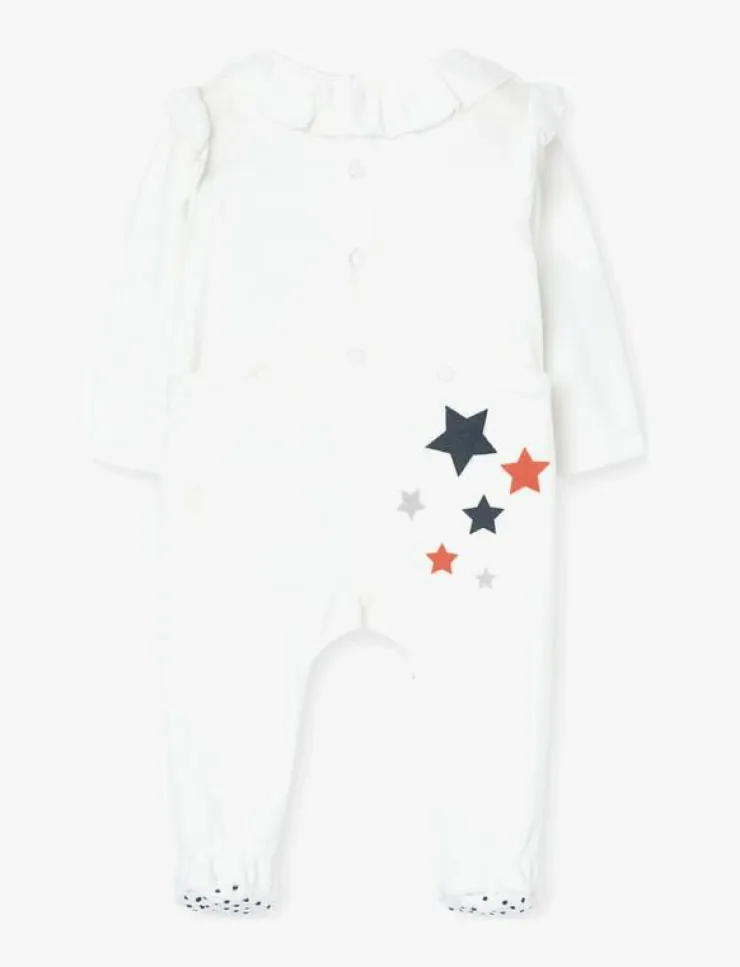 Barn Boboli Sovplagg|Velour play suit for baby girl -BCI - One-sie