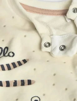 Barn Boboli Bodysuits|Velour play suit for baby -BCI - Långärmad bodysuit