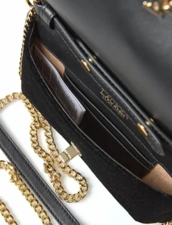 Lauren Ralph Lauren Velvet Crossbody Turn-Lock Tech Case - Handväskor|Kvinnor Handväskor|Crossbody Bags