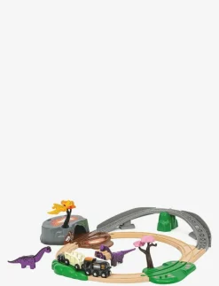 BRIO Äventyrsset med dinosaurier - Tågbanor|Barn Leksaksfordon & Bilar