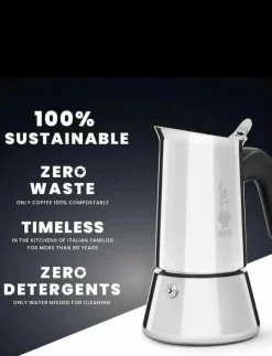 Bialetti Köksmaskiner|Venus NEW induction in box - Mokabryggare
