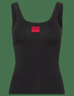 Kvinnor HUGO T-Shirts & Toppar|VEST RED LABEL - Linnen
