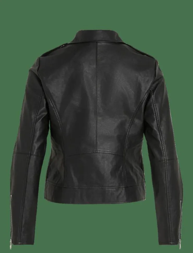 Vila VICARA COATED JACKET - NOOS - Skinnjackor|Kvinnor Jackor & Kappor