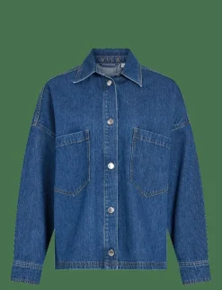 Vila VICREEK L/S DENIM SHIRT - Jeansskjortor|Kvinnor Denimkläder