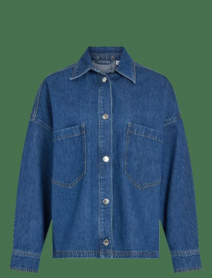 Vila VICREEK L/S DENIM SHIRT - Jeansskjortor|Kvinnor Denimkläder