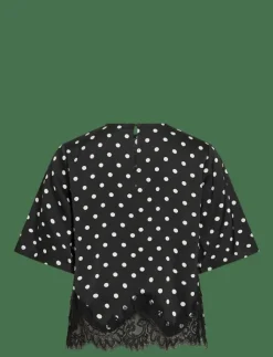 Kvinnor Vila Blusar & Skjortor|T-Shirts & Toppar|VIDOTA 2/4 LACE TOP - T-shirts