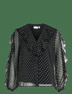 Vila VIHARLEY L/S TOP - Långärmade blusar|Kvinnor Blusar & Skjortor