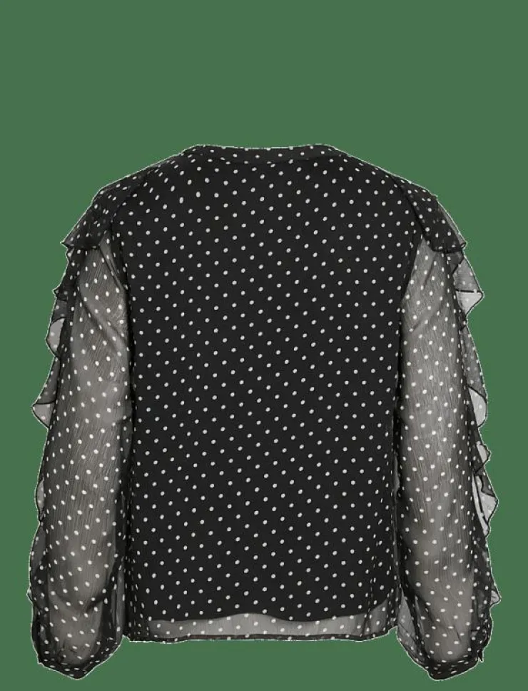 Vila VIHARLEY L/S TOP - Långärmade blusar|Kvinnor Blusar & Skjortor