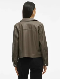 Vila VIHELLIUM SHORT JACKET - NOOS - Skinnjackor|Kvinnor Jackor & Kappor