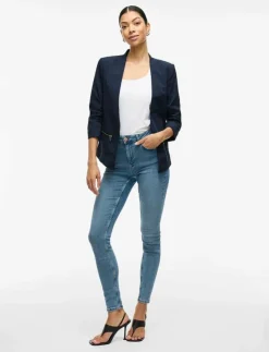 Kvinnor Vila Kavajer|VIJOY 3/4 BLAZER - NOOS - Enkelknäppta kavajer