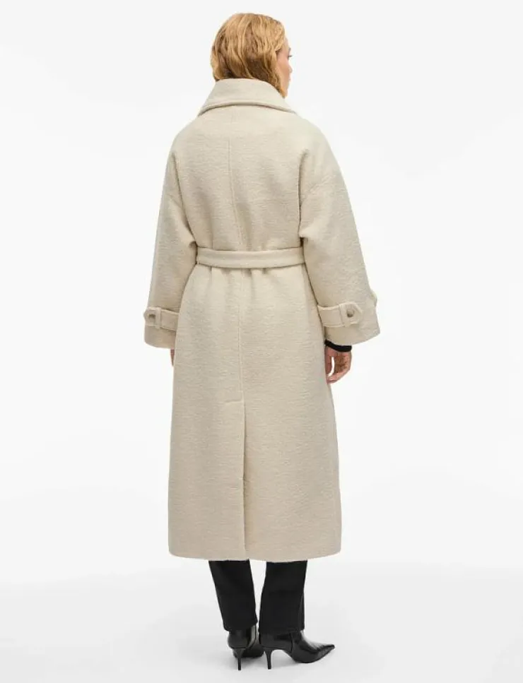 Vila VIKERA L/S COAT - Ullkappor|Kvinnor Plus Size & Curvy|Jackor & Kappor
