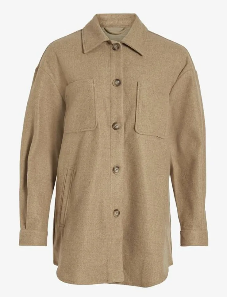 Vila VIKIMMI SHIRT L/S JACKET - NOOS - Overshirts|Kvinnor Overshirts
