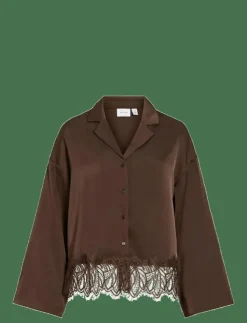 Kvinnor Vila Blusar & Skjortor|VILEA SHIRT - Långärmade