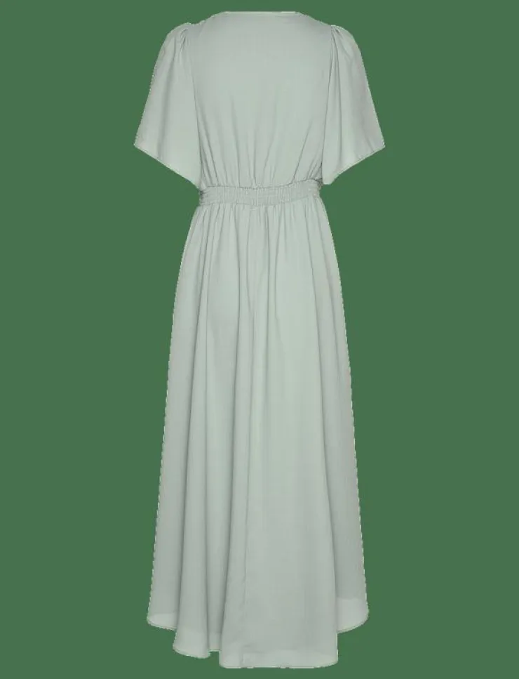 Kvinnor Vila Klänningar|VIMIRAGE 2/4 V-NECK ANKLE DRESS/BM/DC - Midiklänningar