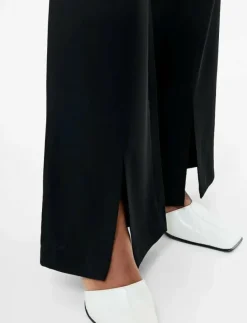 Kvinnor French Connection Byxor|VINNIE TAILORED SLIT TROUSER - Utsvängda byxor