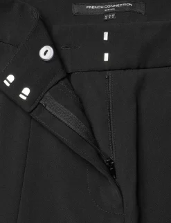 Kvinnor French Connection Byxor|VINNIE TAILORED SLIT TROUSER - Utsvängda byxor