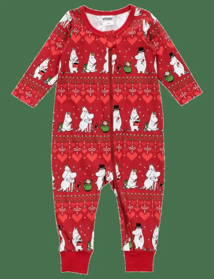 Martinex VINTERHJÄRTA PYJAMAS - One-sie|Barn Sovplagg