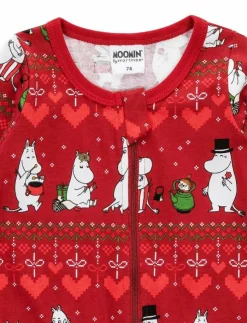 Martinex VINTERHJÄRTA PYJAMAS - One-sie|Barn Sovplagg