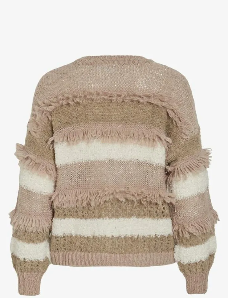 Vila VITURI O-NECK L/S SEQUIN KNIT TOP - Stickat|Kvinnor Stickat