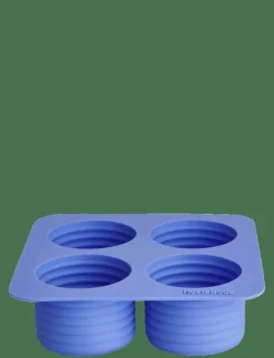 Kosta Boda Serveringstillbehör|Viva iskubsform havsblå 4st 13cl - Isformar