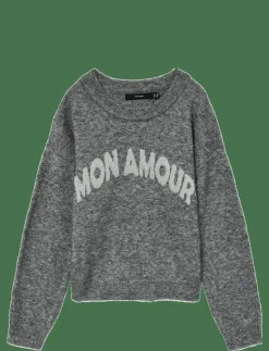 Kvinnor Vero Moda Stickat|VMAMOREMIO LS O-NECK PULLOVER BOO - Stickat