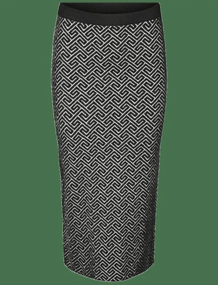 Vero Moda VMARIA ART NW PENCIL SKIRT GA - Midi kjolar|Kvinnor Kjolar