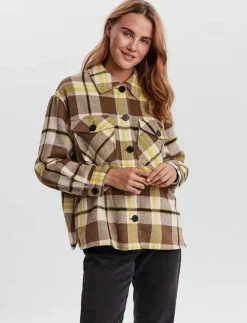Kvinnor Vero Moda Overshirts|VMAUTUMN JACKET BF - Overshirts