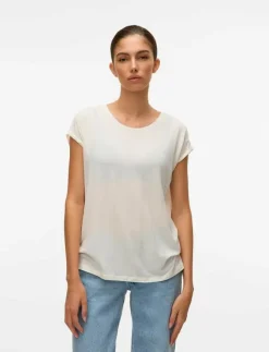 Vero Moda VMAVA PLAIN SS TOP JRS NOOS - T-shirts|Kvinnor Kläder