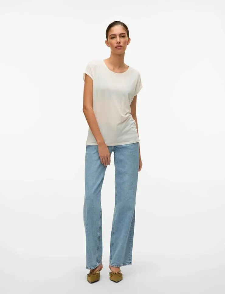 Vero Moda VMAVA PLAIN SS TOP JRS NOOS - T-shirts|Kvinnor Kläder