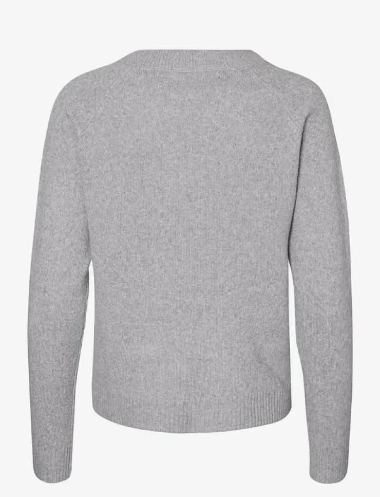 Kvinnor Vero Moda Kläder|VMDOFFY LS O-NECK BLOUSE GA NOOS - Tröjor