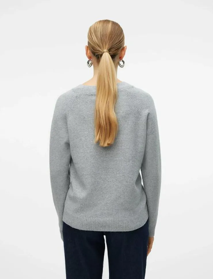 Kvinnor Vero Moda Kläder|VMDOFFY LS O-NECK BLOUSE GA NOOS - Tröjor