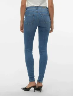 Vero Moda VMFLASH MR SKINNY JEANS LI347 GA NOOS - Skinny Jeans|Kvinnor Kläder