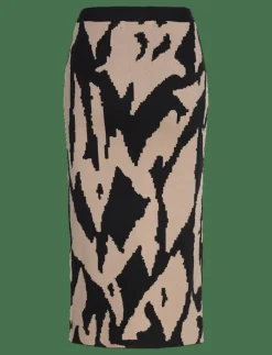 Vero Moda VMGOLD NEW ART NW 7/8 SKIRT GA - Midi kjolar|Kvinnor Kjolar
