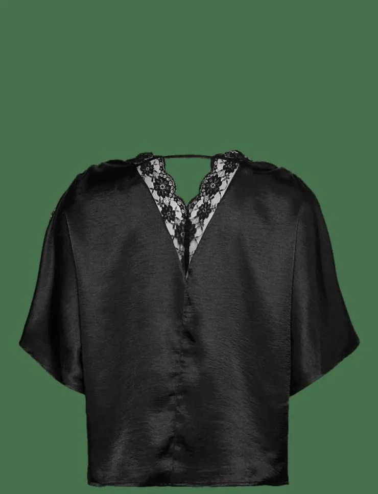 Vero Moda VMHILLARY 2/4 TOP BTQ GA - T-shirts|Kvinnor T-Shirts & Toppar